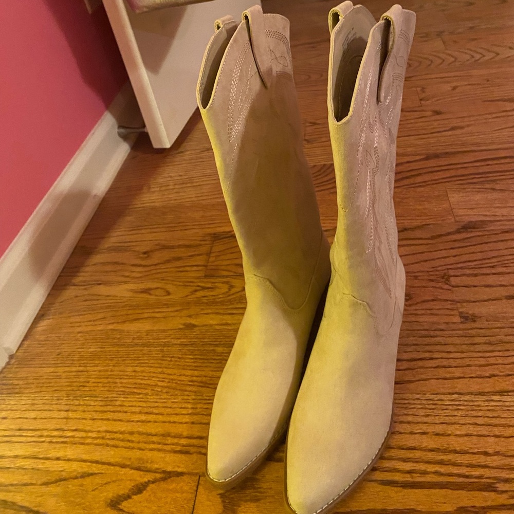 Cream Color Boots